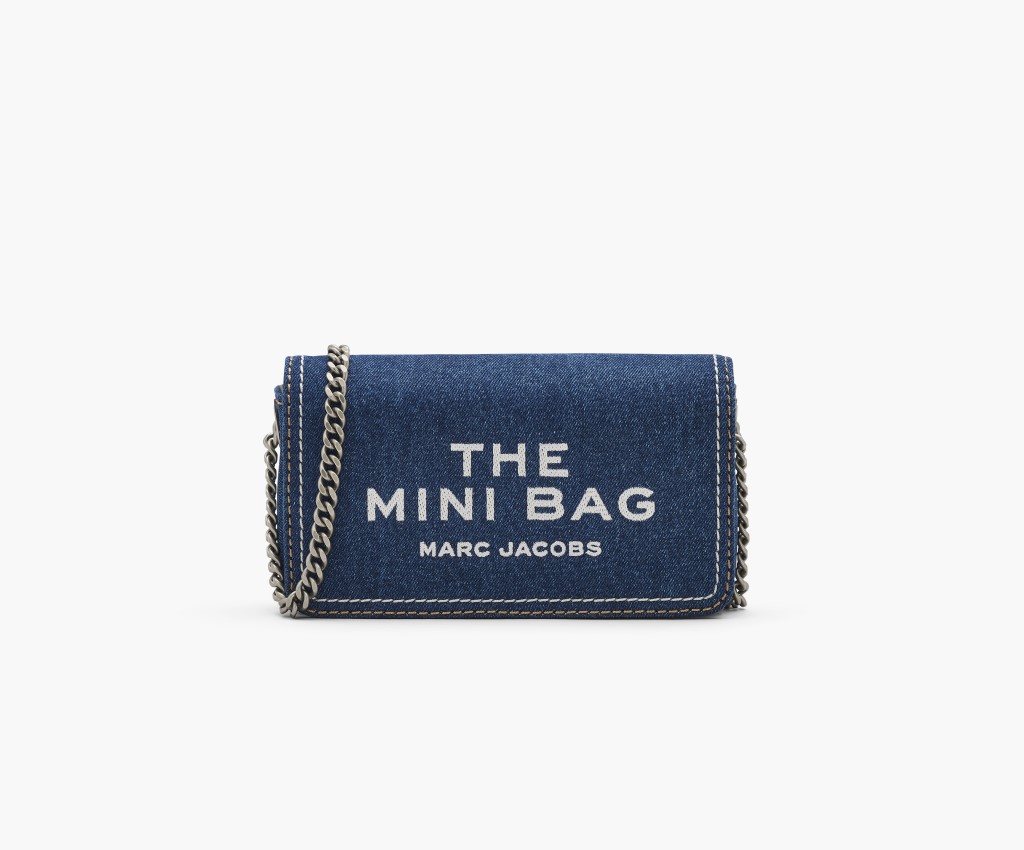 The Denim Chain Mini Bag (Dark Wash)